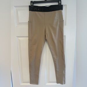 Free people movement Tan Leggings NWOT